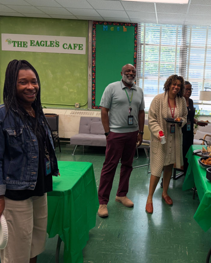 Teacher appreciation lunch at The Eagle's Cafe
